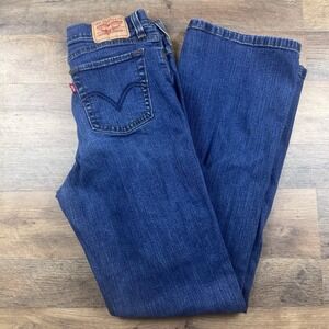 Levis 512 Black Perfectly Slimming Boot Cut Stretch Denim Jeans Womens 10 M